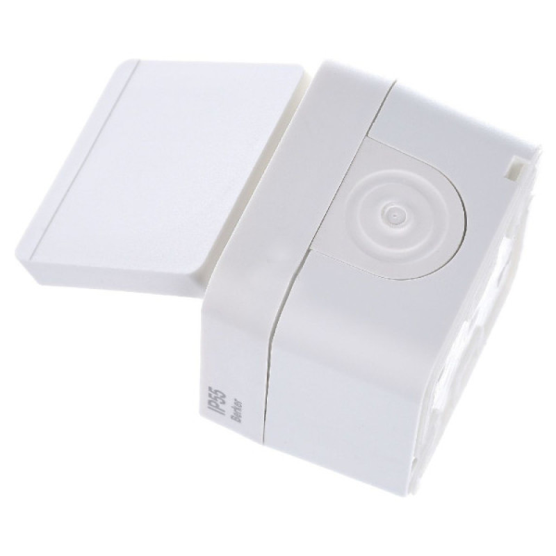 Розетка с з/к IP55, полярная белизна, 16А/250В W.1