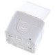 Розетка с з/к IP55, полярная белизна, 16А/250В W.1