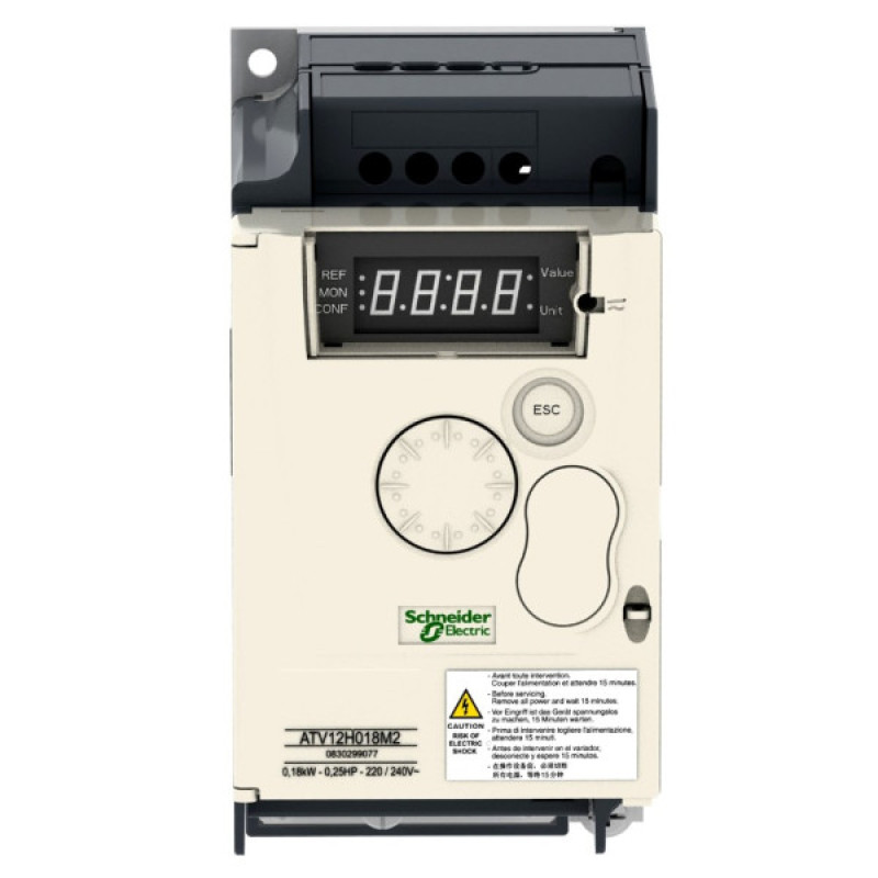 Частотный преобразователь Schneider electric ATV12 240В 1ф 0,18кВт
