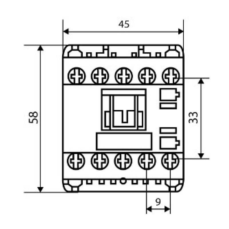 Миниконтактор Аско-Укрем ПМ 0-06-10 D7 42В LC1-K0610 (A0040010145)