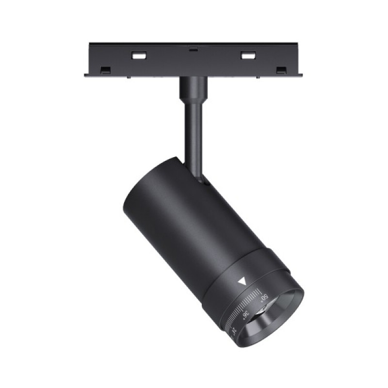 Магнітний трековий світильник Kloodi KDMG-FOCUS45 12W 4K BK LED 960Lm IP20 чорний