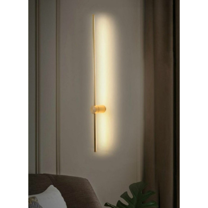 Бра, настінний світильник Kloodi WA-STICK 100 Stick Led 1x20W 3000K IP20 Gold