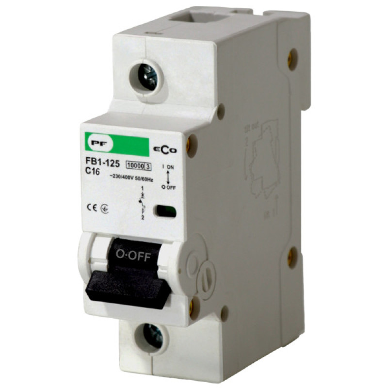 Электро-автомат Promfactor ECO FB1-125 1P C 16A 10кА (FB1C10016)
