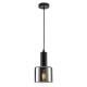 Подвесной светильник, люстра Italux PND-65342-1-BK+SG Santia E27 1x40W IP20 черный