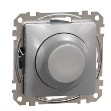 Поворотный светорегулятор Schneider Electric Sedna Design & Elements RC 3-370 Вт алюминий SDD113501