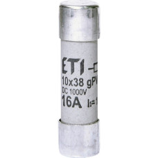 Запобіжник ETI 002625107 CH 10x38 gPV 16A 1000V (10kA) UL