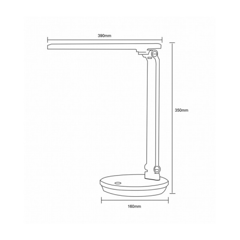 Настільна лампа Zuma Line 5905316642874 SM-542 LED 1x5W 3000K-6000K 250Lm IP20 чорна