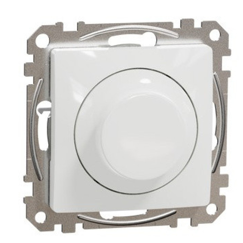 Универсальный поворотный светорегулятор Schneider Electric белый SDD111502