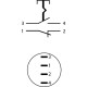 Металева кнопка Аско-Укрем TYJ 22-311 1NO+1NC (A0140010125)