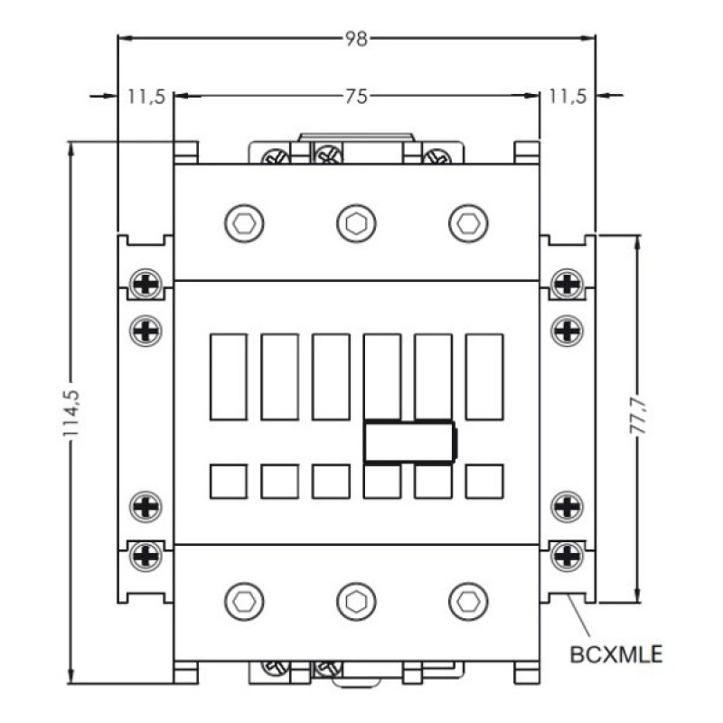 Контактор ETI 004652200 CEM 105.00 24V DC