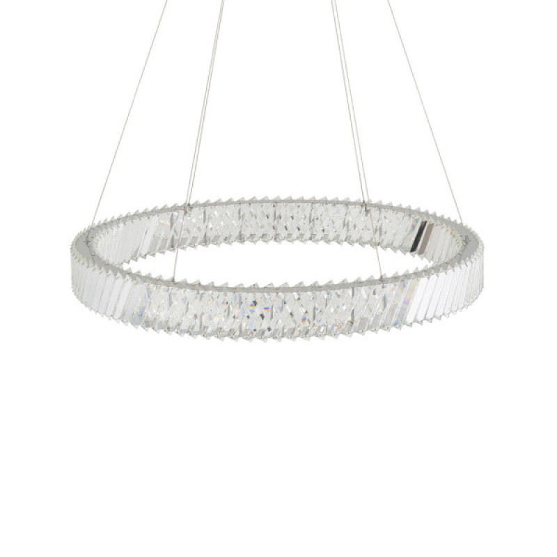 Подвесной светильник, люстра Nowodvorski 11706 Luxora Round LED 1x38W 3000K 3400Lm IP20 хром