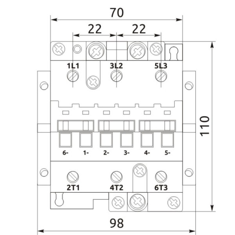 Контактор Promfactor FC-4/65А 1NO+1NC AC24В (FC40065024)