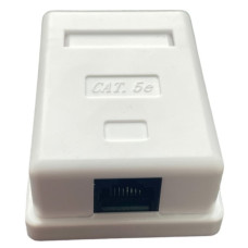 Однопортовая розетка GEAR RJ45x1 UTP Cat.5e 8P8C