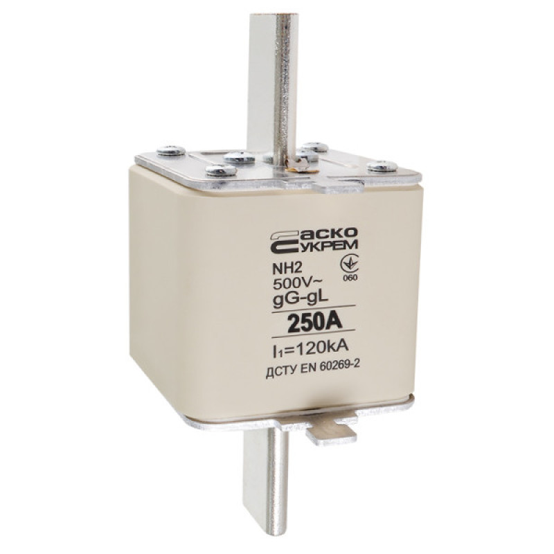 Запобіжник Аско-Укрем NH2 250A gG (A0050010035)