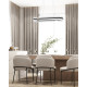 Підвісний світильник, люстра Italux PND-63728-56W-3K-BK-GD Sopla LED 1x56W 3000K 3900Lm IP20 чорний