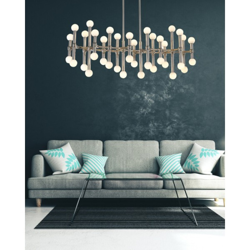 Люстра Italux MX16009008-38A B Giovanna Led 38x96W 3000K 5893Lm IP20