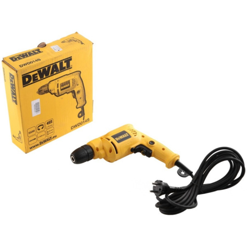 Дрель электрическая DeWALT DWD014S 550Вт