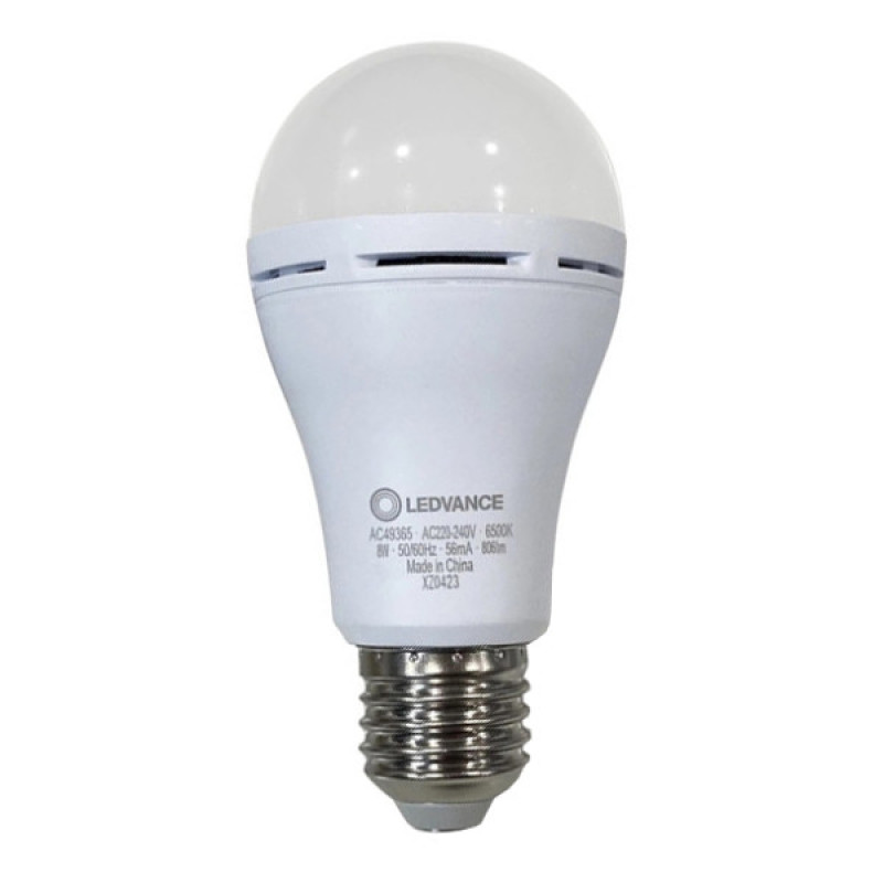 Світлодіодна лампа Ledvance LED CL A60 RECHARGEABLE 8Вт/865 E27 50х1