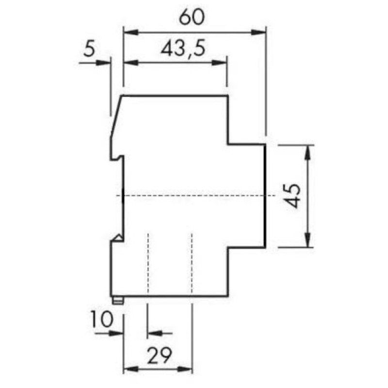 Модульний контактор Schrack BZ326444 230В AC 4НО 63А