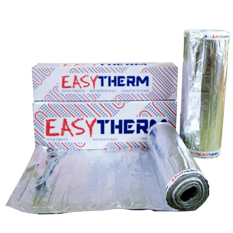 Нагрівальний двожильний мат EasyTherm з фольгою EMF 2.00 4м