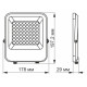 LED прожектор Videx Premium F2 30Вт 12-48В AC/DC 5000K (VL-F2-305G-12V)