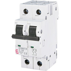 Автоматический выключатель ETI 002133714 ETIMAT 10 2p C 10А (10 kA)