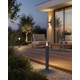 Уличный светильник TK Lighting 16172 Ribo E27 1x15W IP54 серый