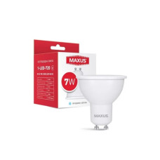 Светодиодная лампочка Maxus 1-LED-720 GU10 MR16 1x7W 4000K 800Lm IP20