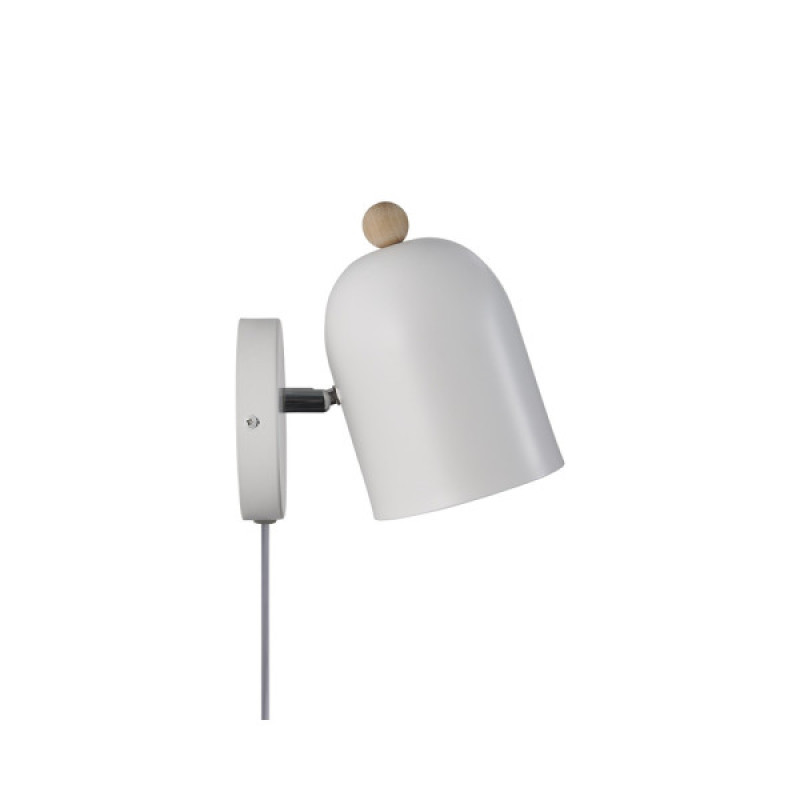 Бра, настінний світильник Nordlux 2412671001 Gaston E27 1x15W IP20 Wh