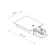 Токоввод Nowodvorski 8972 Profile Recessed Power End Cap IP20 белый
