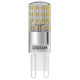 Светодиодная лампа Osram LED PIN30 2,6W/827 230V CL G9 10х1 300° (4058075432338)