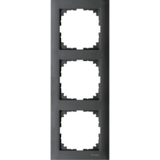 Трехместная рамка Schneider Electric M-PURE MTN4030-3614 антрацит