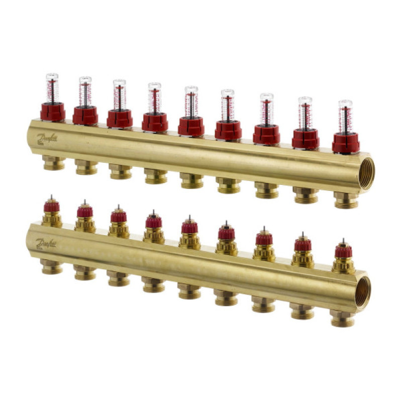 Коллектор Danfoss 088U0529 FHF 9+9