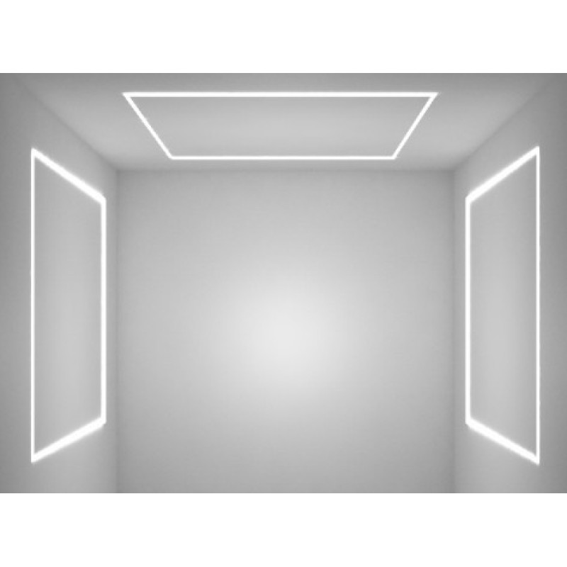 LED-профиль под шпаклевку ALUMLED с рассеивателем, 3 метра (LD98201_3)