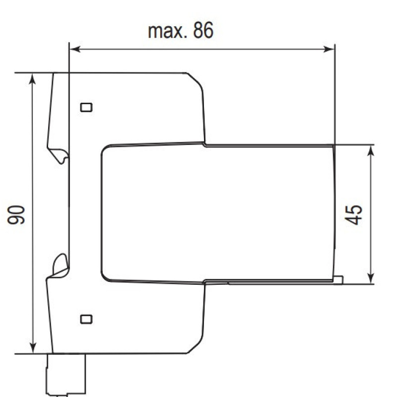 Обмежувач перенапруги ETI 002440562 ETITEC SM T12 300/25 (3+1 8p TT TN-S)