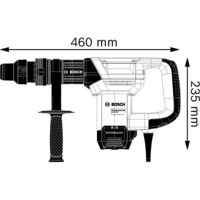 Отбойный молоток Bosch Professional GSH 500 (0611338720)
