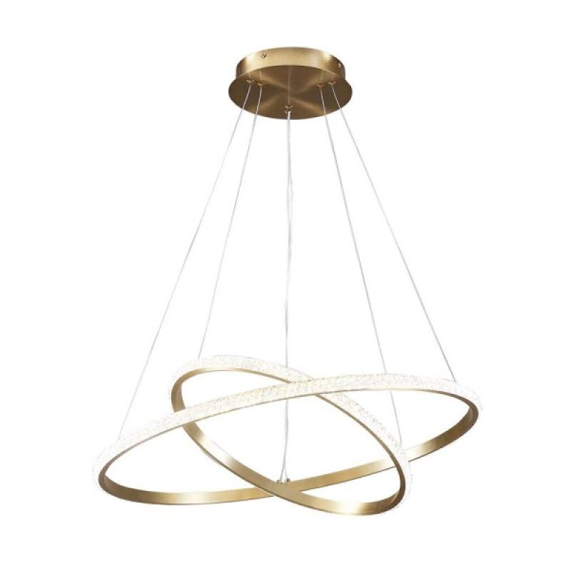Люстра Goldlux 337863 Diana LED 2x44W 4000K 6200Lm IP20 золота