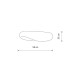 Плафон Nowodvorski 12432 Cameleon Havana S IP20 бежевий