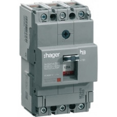 Автовыключатель Hager x160, In=160А, 3п, 25kA