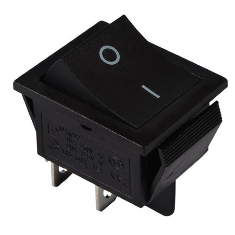 Переключатель TNSy KCD2-201 B/B черный (TNSy5500765)