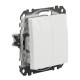 Двоклавішний перемикач Schneider Electric Sedna Design & Elements білий SDD111108
