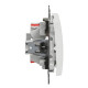 Двоклавішний перемикач Schneider Electric Sedna Design & Elements білий SDD111108