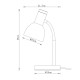 Настольная лампа Italux TB-37263-OG Senza E27 1x5W IP20 оранжевая