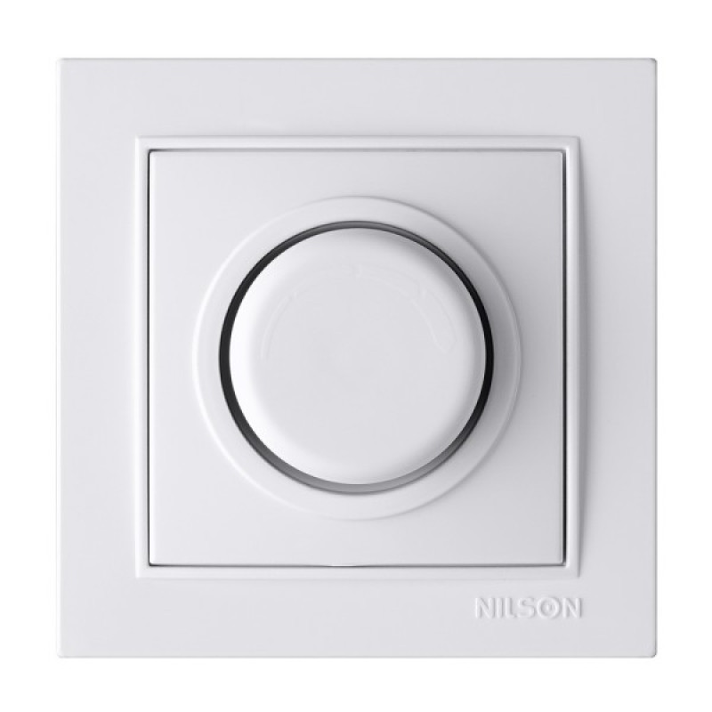 Светорегулятор Nilson Thor белый 1000W с подсветкой ( 27111053 )