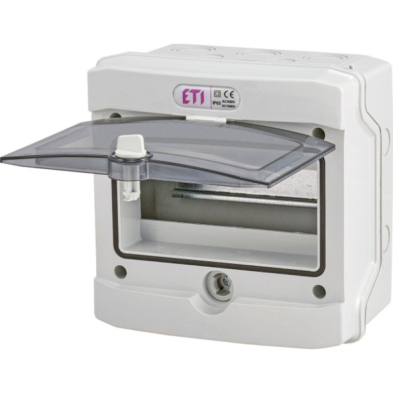 Пластиковий щит зовнішнього виконання ETI 001101171 ECH-8Gu (8 М IP65)