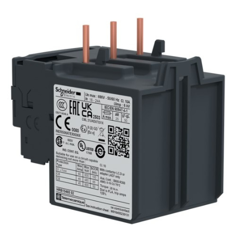 Тепловое реле Schneider Electric LRD22 16-24A