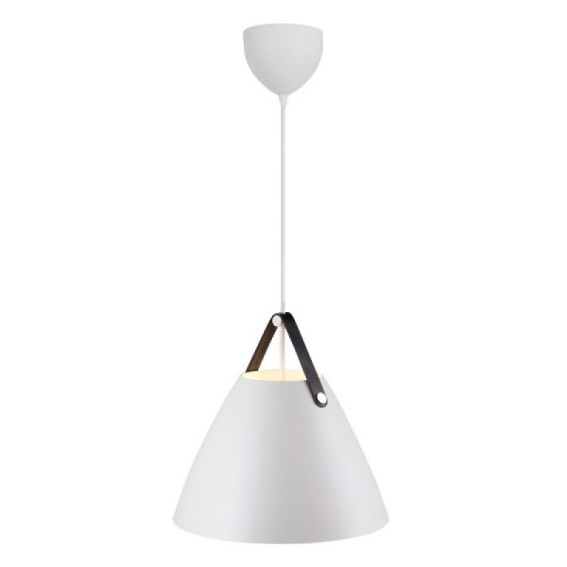 Підвісний світильник, люстра Nordlux 84343001 Strap E27 1x40W IP20 білий