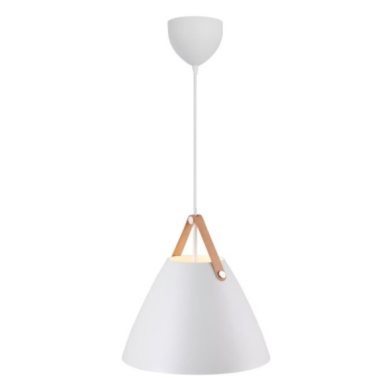 Підвісний світильник, люстра Nordlux 84343001 Strap E27 1x40W IP20 білий