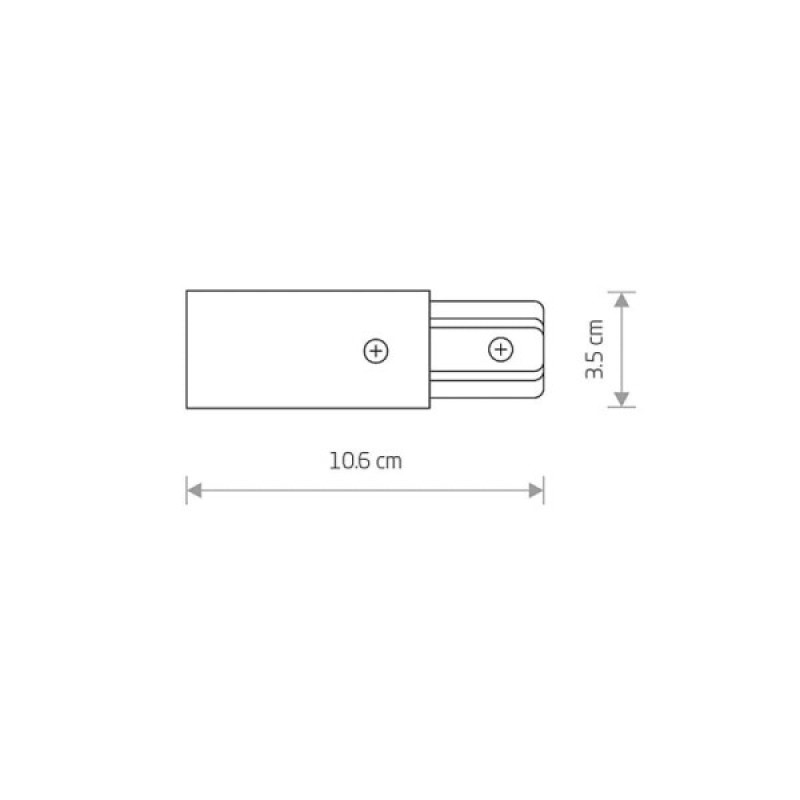 Токоввод Nowodvorski 9462 Profile power end cap IP20 Wh