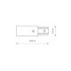 Токоввод Nowodvorski 9462 Profile power end cap IP20 Wh